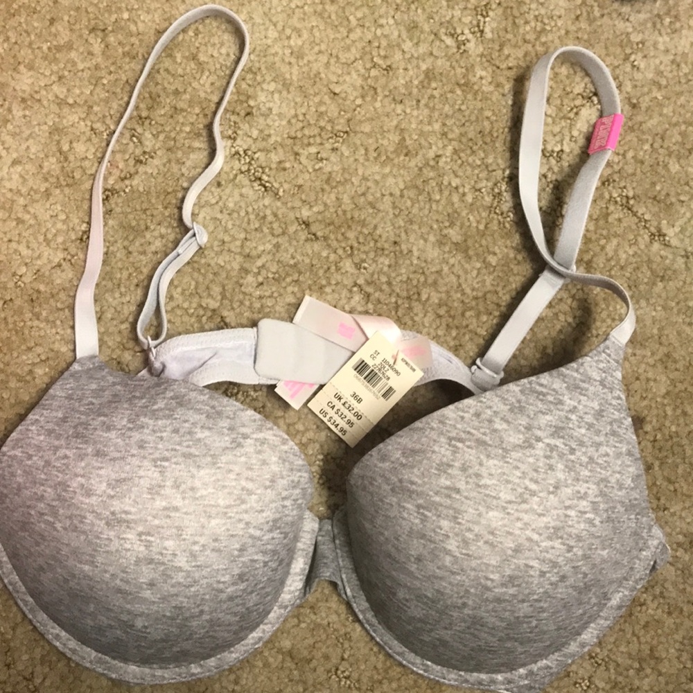 NWT Pink Push-up T-Shirt Bra 36B